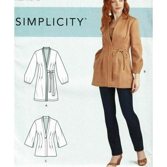 Simplicity 10426 9059 Sewing Pattern Misses Jacket Size 16-24 - Picture 1 of 6